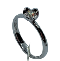 Anello Chimento Donna in Oro bianco Diamante 0.20 Ct 1AD10202G5140 - 1AD10202G5140